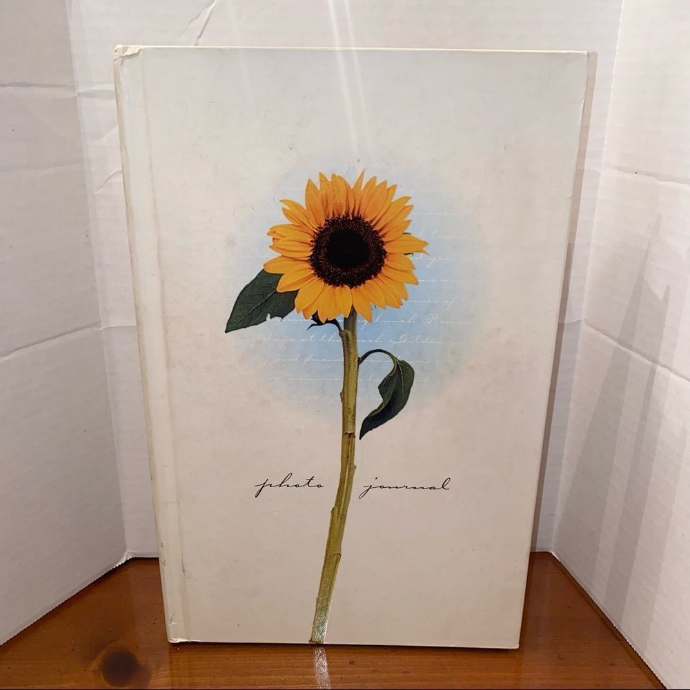Sunflower photo album/journal New